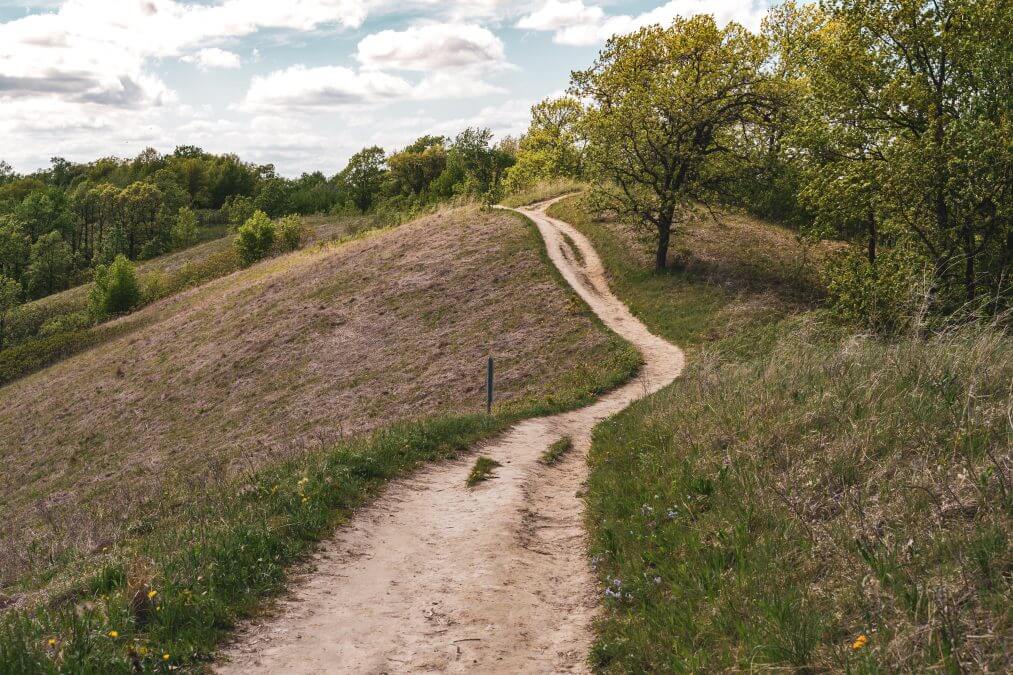 Barn bluff trail in Red Wing MN