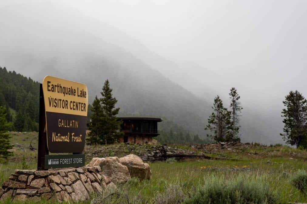 Quake Lake in Montana