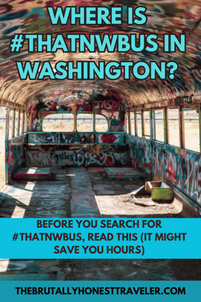How to find #thatpnwbus, the most famous bus in Washington State! That PNW Bus