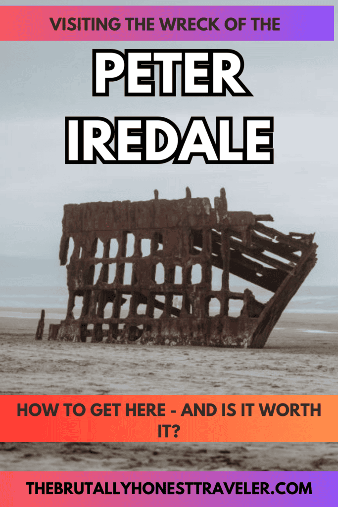 Shipwrecks in Oregon - Wreck of the Peter Iredale - things to see on Oregon's Coast