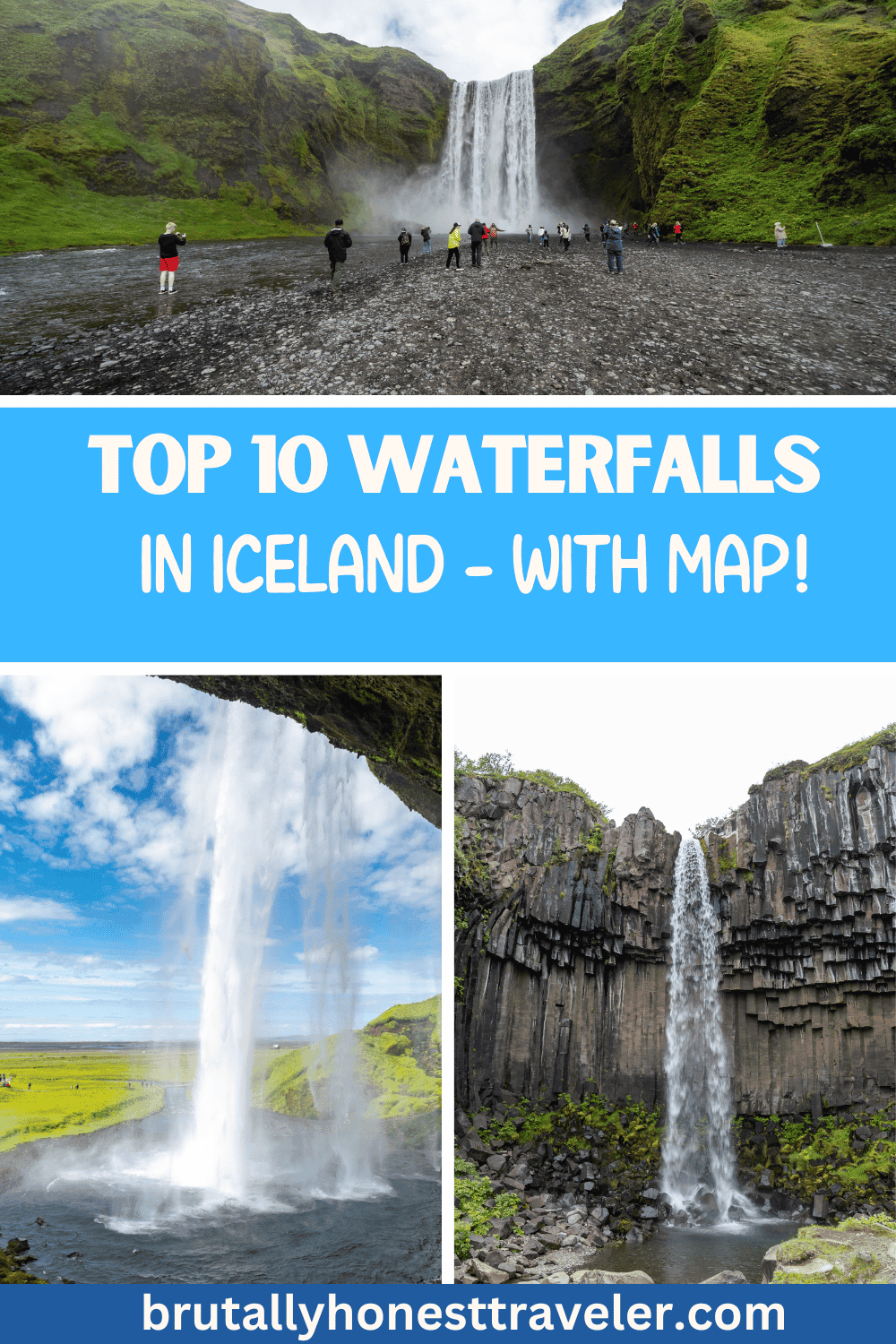 Top 10 Waterfalls In Iceland + Map! - The Brutally Honest Traveler